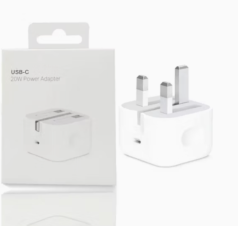 Charging Plug 3 pin 20w Usb-Type C Power Adapter Fast Charging