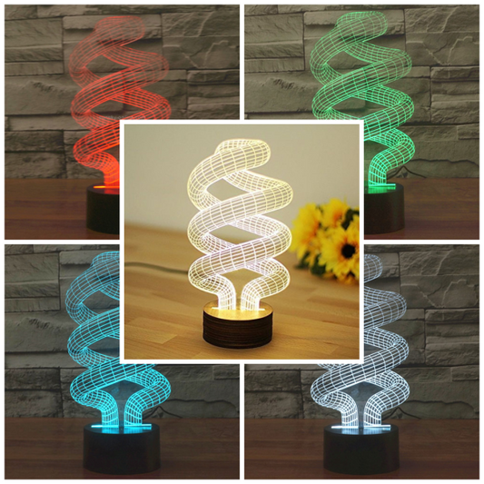 Amazing Optical Illusion Led Light Night Table Lamp