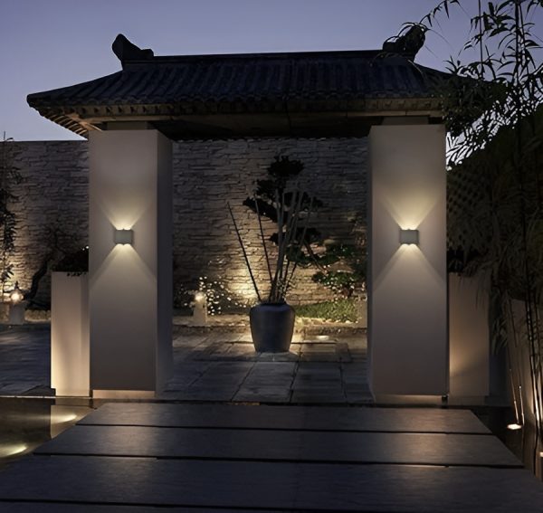 4 Way Outdoor Waterproof Wall Light