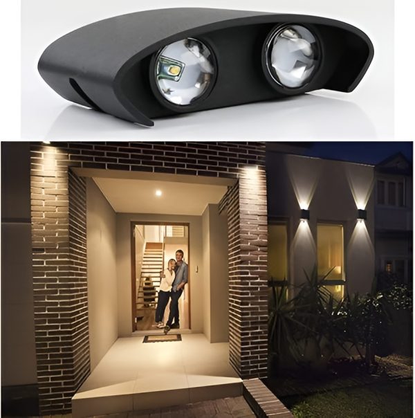 4 Way Outdoor Waterproof Wall Light