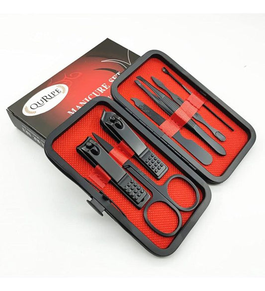 7 Pcs Quripe Manicure Set, Nail Clippers Kit