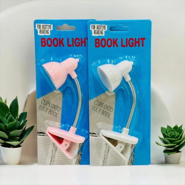 Mini LED Flexible Clip Book Reading White Light Lamp