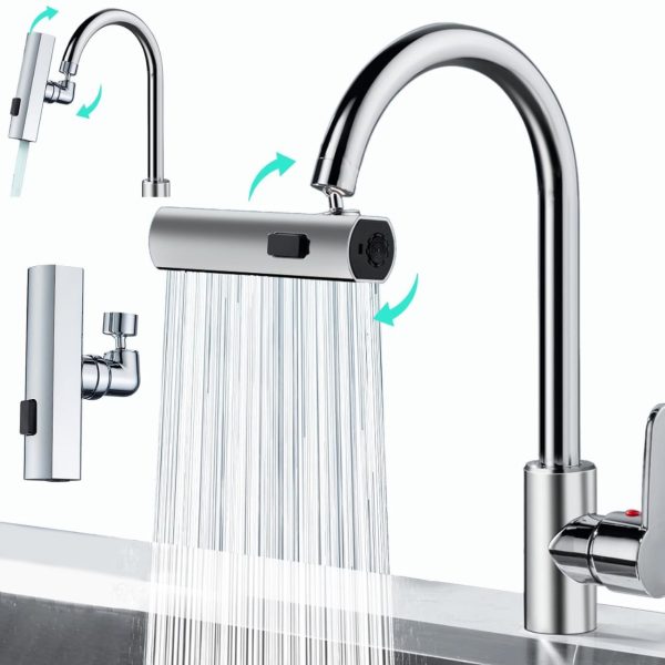 Multifunctional Kitchen Sink Waterfall Faucet Shower